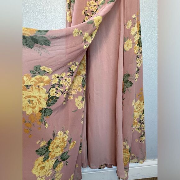 NWT** Reformation Abelia Dress- Gwenyth Maxi Size 6 Pink - Picture 11 of 15